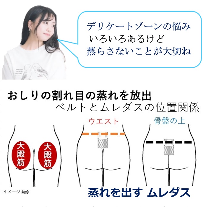 蒸れ対策１年中使えるインナー ムレダスとは